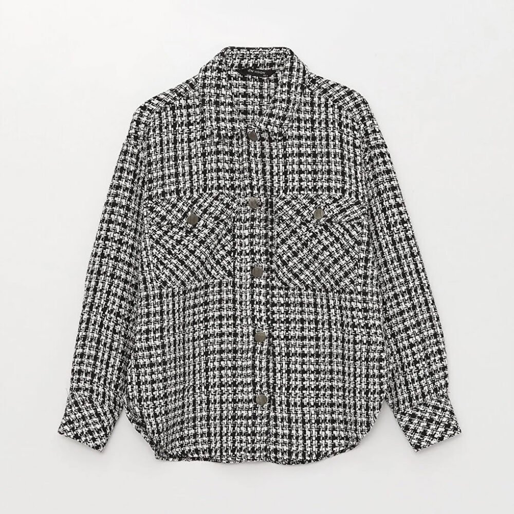 Classic BLACK Shirt Jacket - Image 3