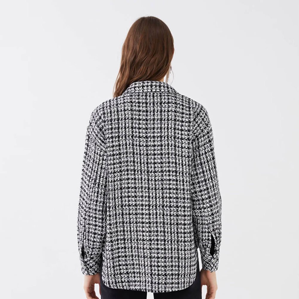 Classic BLACK Shirt Jacket - Image 4