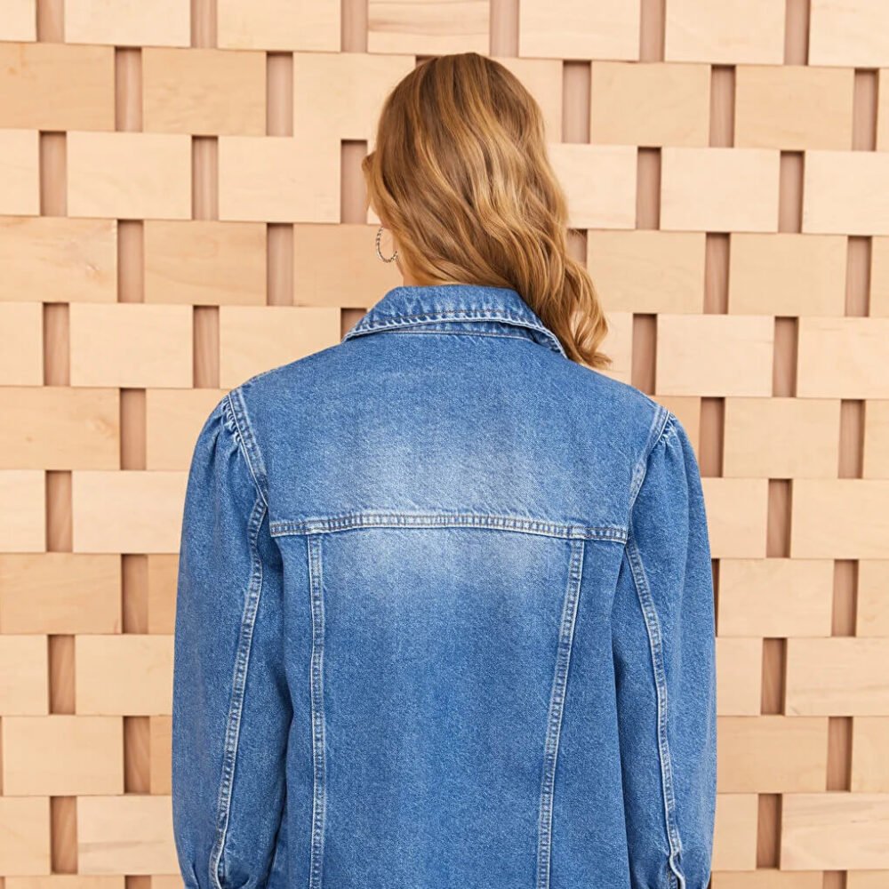 Classic BLACK Shirt Jacket - Image 6